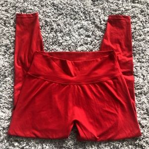 Red Buffbunny Leggings